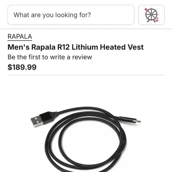 Rapala R12 Lithium Heated Vest - Black and Gray Men’s XXL - Picture 6 of 11